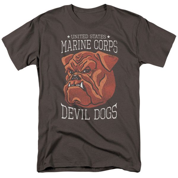 

tshirt homme short sleeve clothes tees us marine corps usmc devil dogs bulldog charcoal custom printed sport sweatshirt hoodie t shirt