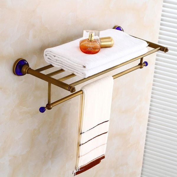 

brass blue crystal base bathroom accessories wall mounted toilet paper holder shelf towel rack bath hardware sets bbyoei bwkf