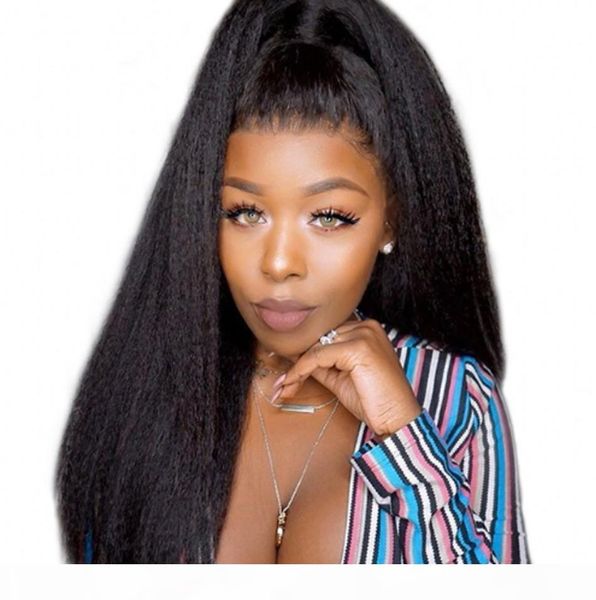 

перуанский девы волос фронта шнурка парики с ребенком волос kinky straight полный шнурок человеческих волос парики бесклеевой, Black;brown