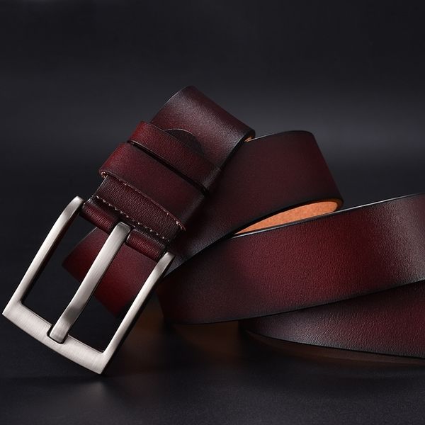 

5ex6z leather new pin casual new widened men's widened jeans belt pinmen's belt casual jeans leather b3zbu, Black;brown