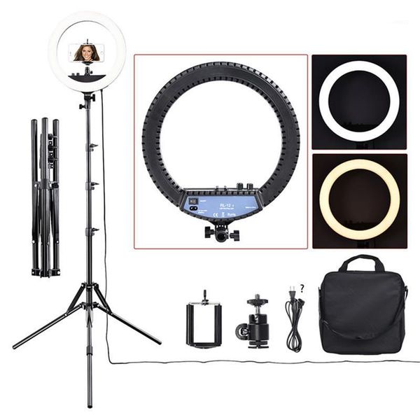 

flash heads fosoto rl-12ii pography light ringlight 240pcs led ring lamp with tripod stand for camera phone po studio youtube1