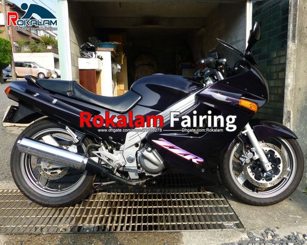 Für Kawasaki Verkleidung 1992 ZZR250 1995 1990-2007 1998 ZZR 250 2000 Dunkelblaues Karosserie-Verkleidungsset