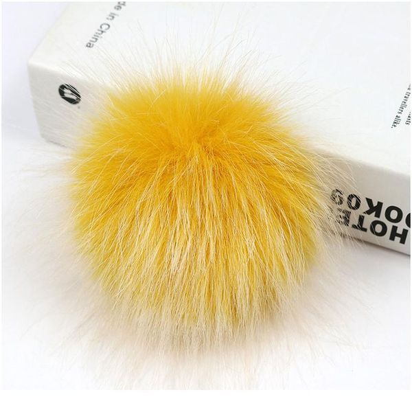 

diy faux fox fur pom poms pompon for knitted hat bags shoes scarf accessories pompom false hairball hat ball qylsss