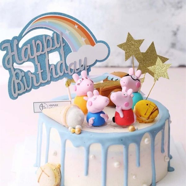 

ricco social people cake ornaments and ornamentsbaking accessoriesa family of baby piglet four decorative ornaments social piglet baking xas