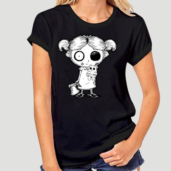 

zombie girl halloween spooky undead nightmare horror black t-shirt s-3xl festive tee shirt-3386a sport hooded sweatshirt hoodie