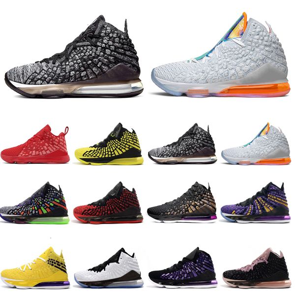 

17s 2020 new 17 men basketball black shoes white future red carpet purple yellow mens trainers athletic sport sneaker 7-12