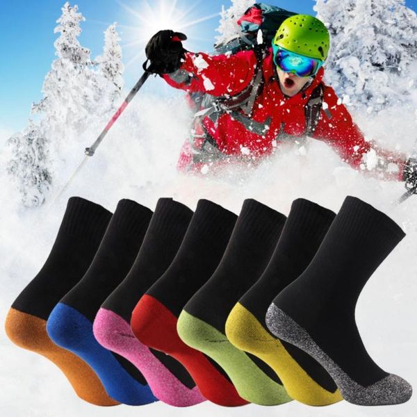

sports socks ski snowboard footbal warm cycling climbing camping hiking 35 degrees1, Black