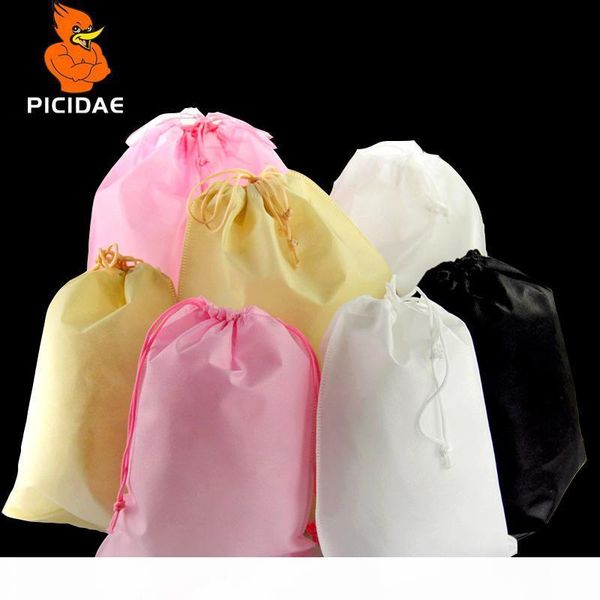 

non-woven bundle pocket drawstring sundries travel dust-proof storage packaging bag shoes clothing hardware accessories toy