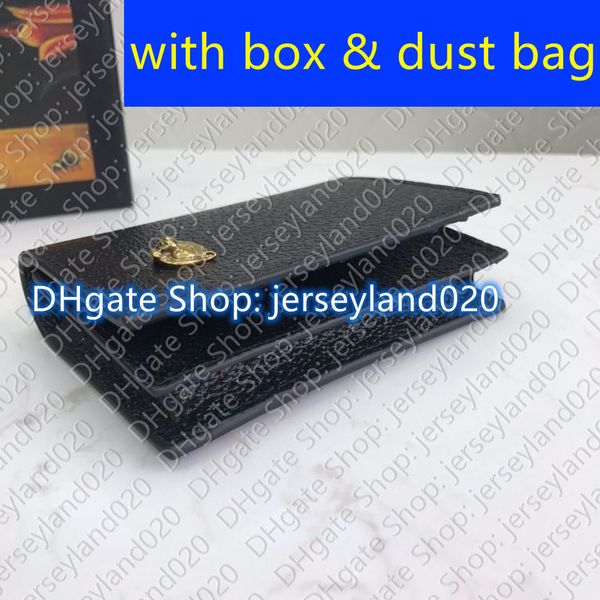

428737 marmont card case designer mens pocket organizer mini leather bi-fold multiple web wallet envelope business card holder money clip, Brown;gray