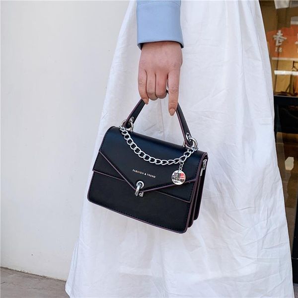 

leather handbag women 2021popular new trendy brand designer all-match shoulder bag fashion lady chain messenger bag