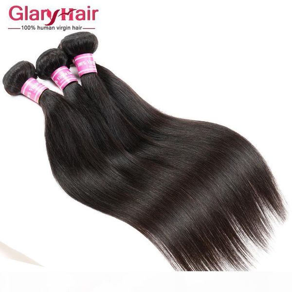 

spring new braiding hair weave styles 8a wholesale price peruvian malaysian straight brazilian hair weave bundles remy human hair extensions, Black