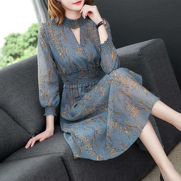 

spring new french in chiffon dress of 2019, Black;gray