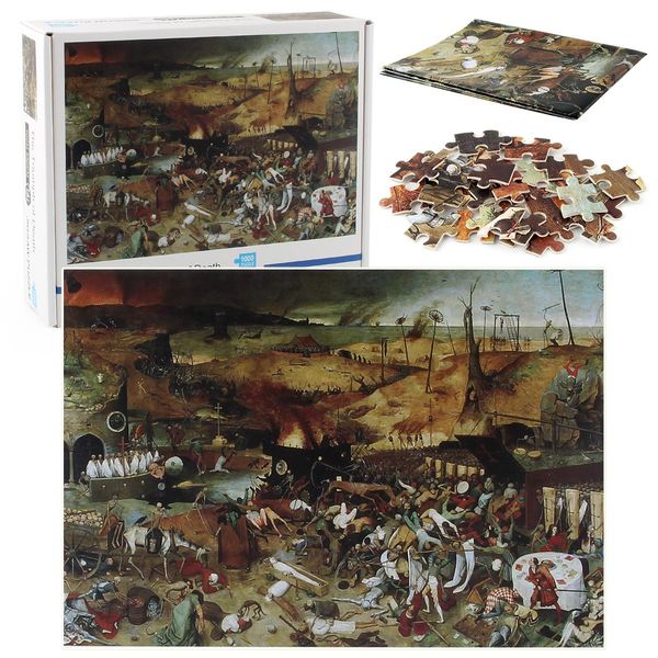 

decompression difficult art puzzle 1000 pieces of paper puzzle children intelligence creative game landscape and order series puzzle