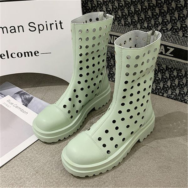 

2021 new women of will see breathable hollow women's soft and comfortable mujer zapatos boots j4yv, Black