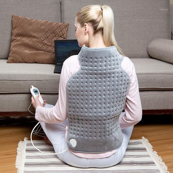 

smart electric heaters bellavie 63*42 cm cosy fleece heating pad for cushion and neck back warmer relief(220v eu plug)1