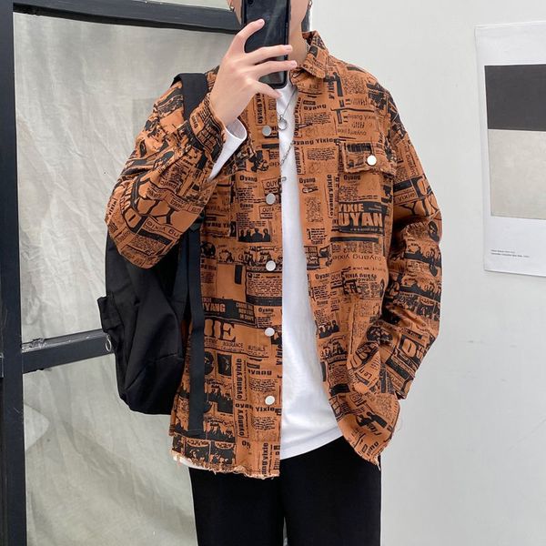 

2021 new spring newly arrivals released hawaiian long-sleeve shirt printed nice retro-white xq17, White;black