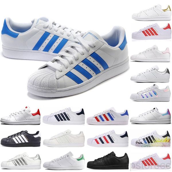 

new spring and autumn fashion men women superstar shoes golden size 36-45 skateboarding shoes flat shoes fe3s