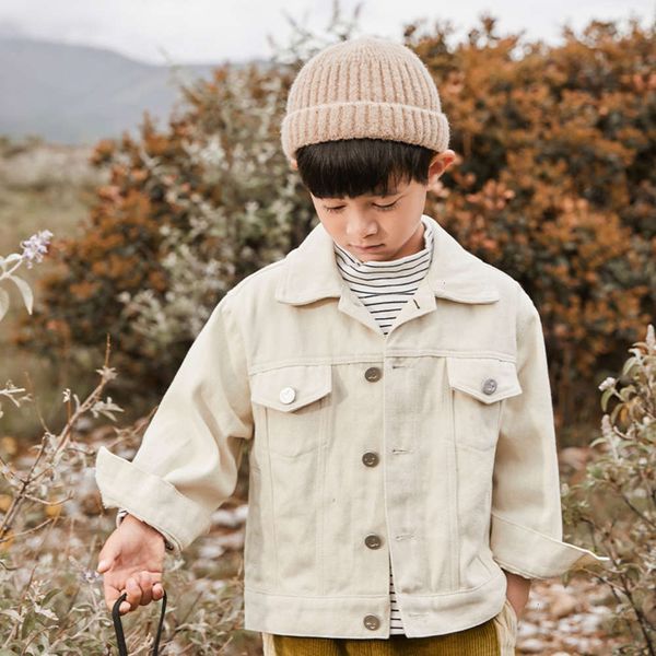 

new 2020 wear autumn children's boys' cardigan chine universi korean et lapel coat fashion, Black