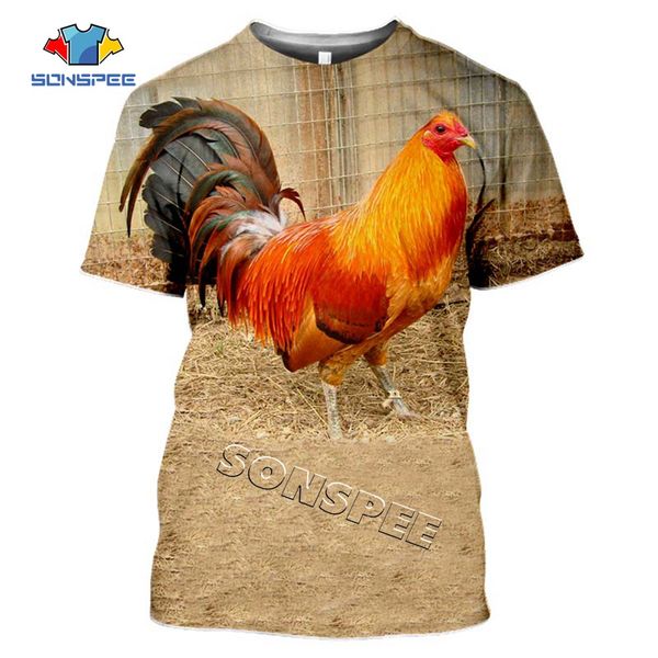 

animal rooster 3d all over printed summer 3d print shirts comics anime hippie men clothing