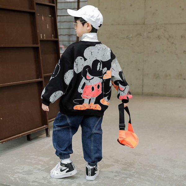 

2020 plush sweater pullover autumn winter new foreign sle children's korean base coat tvzf, Black