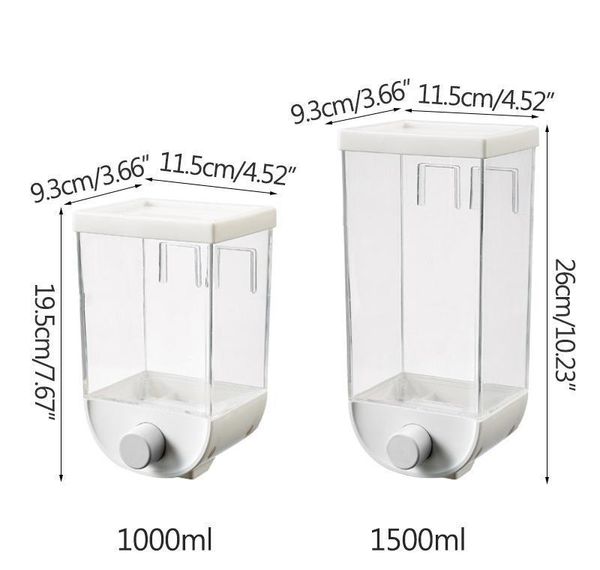 

wall-mounted kitchen multi-grain sealed jars perforated -grade storage boxez grain con bbyyex yh_pack