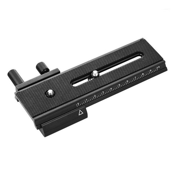 

aluminum alloy quick release plate qr plate with dual 1/4 inch screws vernier adjustment knob for camcorder tripod1