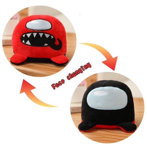 

game among us doll flip double face werewolf kill version cartoon cute reversible among us plush toy doll accessories 6 colors e122803