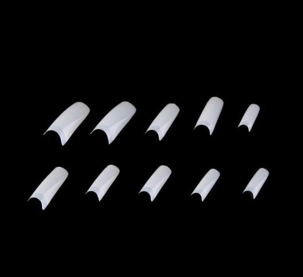 

500pcs transparent/natural ballerina nail art tips false coffin nails art tips flat shape full cover manicu wmtusa comb2010, Red;gold