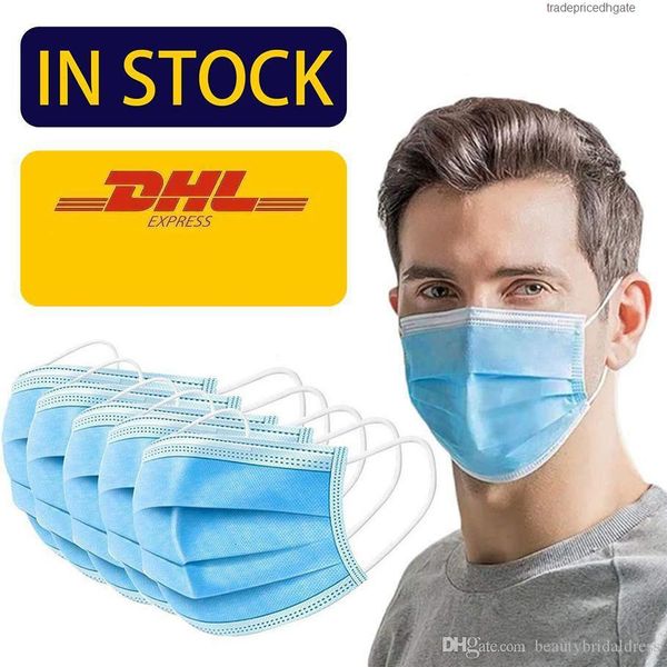 

disposable masks shipping fast breathable earloop mouth 3-layer face comfortable protective mask