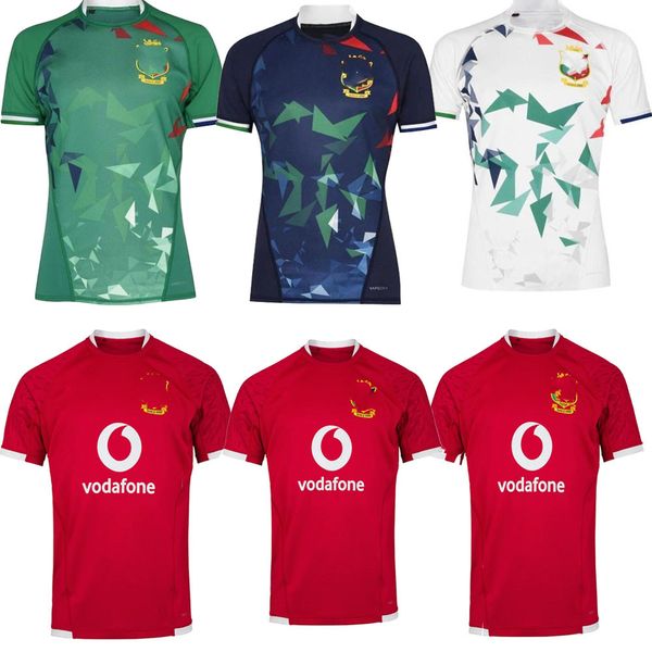 

2020 2021 british & irish lions rugby jersey 20 21 british lions rugby home training shirt, Black;gray