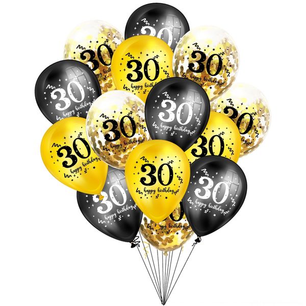 

76c9n nice party30 40 5060-year-old suit party30 digital decoration nice combination digital balloon balloon40 5060-year-old party ball