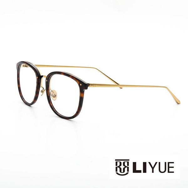 

мода ретро очки рамка для женщин мужчин оптических очков кадров близорукость prescription глаза очки корейских зрелища очков, Black