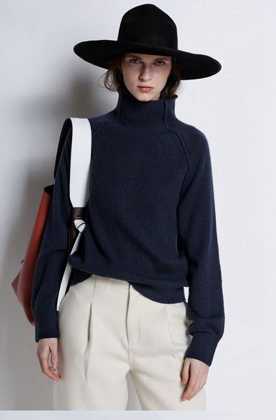 

2021 new thick turtleneck autumn winter sweater women casual pullover female pull femme hiver knitted warm jumper f8td, Black;gray