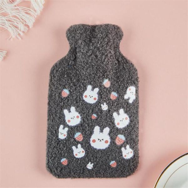 

симпатичная горячая вода бутылки портативной плюшевый кашемир плюш холодной proof руно сумка для женщины рук теплой воды бутылки безопасных