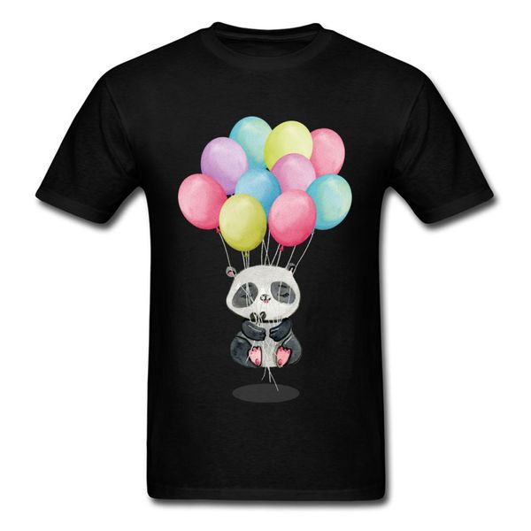 

panda bear floating meditation cute colorful balloon cartoon print students group custom sport hooded sweatshirt hoodie t shirt
