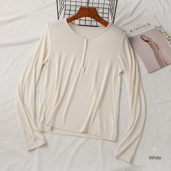 

susanne t-shirt new пассивом пальто пальто toptop чувствует себя ленивым длинным рукавом футболки верхней одежды девушки цю h9xn2, White;black