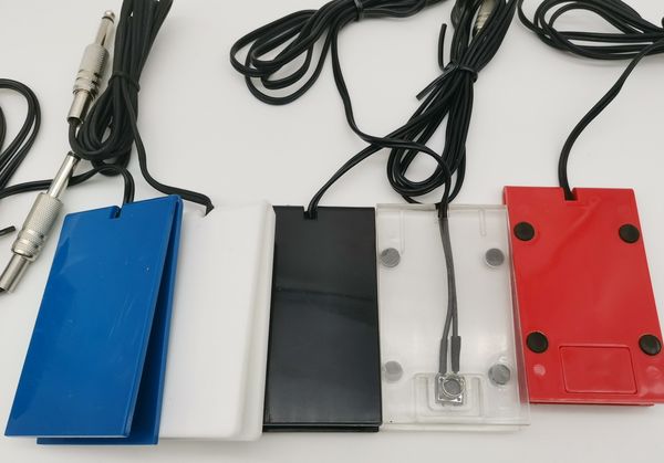 

5pcs mixed color acrylic tattoo pedal controller foot switch for tattoo machine gun power supply temporary tattoos transfer pedal switch