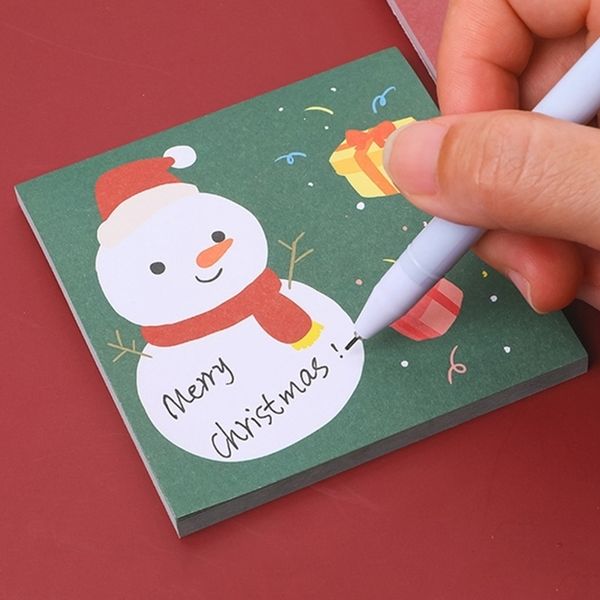 

рождественские 50 шт. memo мультипликационные карты marry message sticky notes новый год подарок diy альбом скрапбукинг наклейка