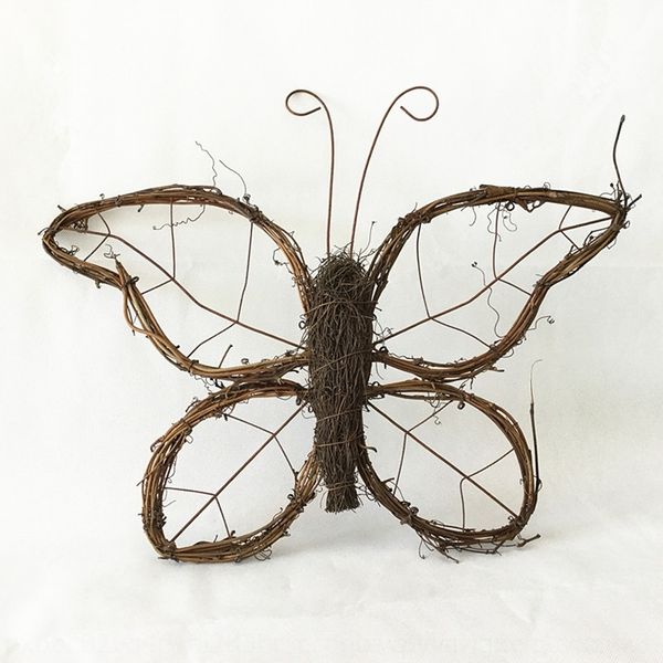 

nnfhj natural rattan wreath natural halloween decoration for rattan wreath base for base butterfly butterfly butterflyhalloween decoration e