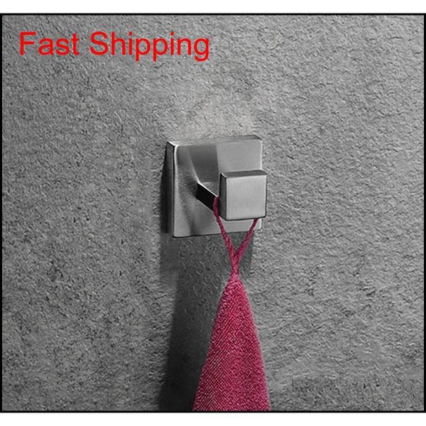 

mirror polished /matte black /brushed stainless steel robe hook towel hook wall mount square towel robe c qylsme new_dhbest