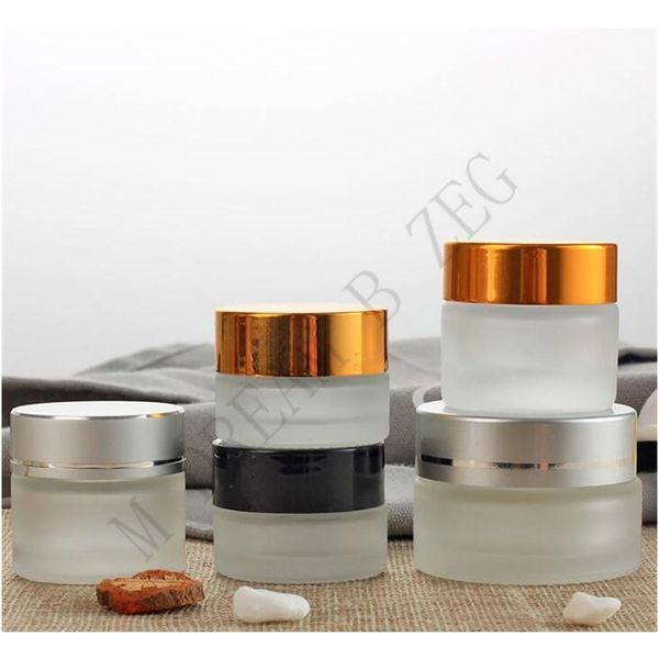 

3 colors empty eye cream glass 5/10/15/20/30/50g cosmetic eye cream jar cosmetic bottle container refillable bottles makeup tool