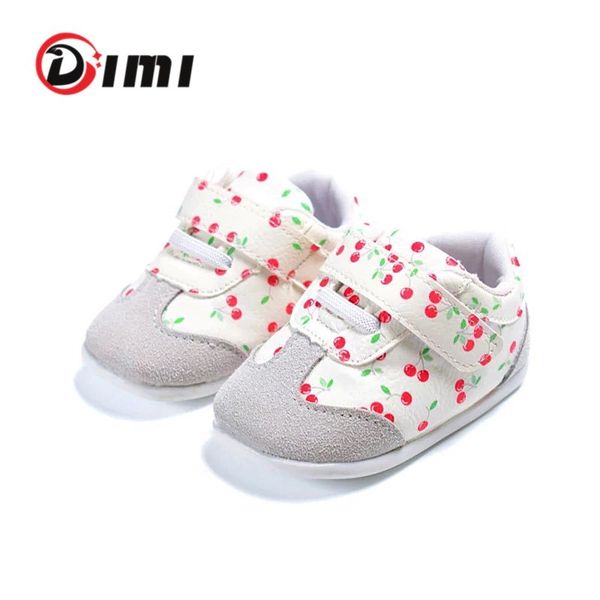

dimi 2020 new fashion sneakers newborn girl pu leather boys infant toddler soft sole first walkers baby shoes, Black
