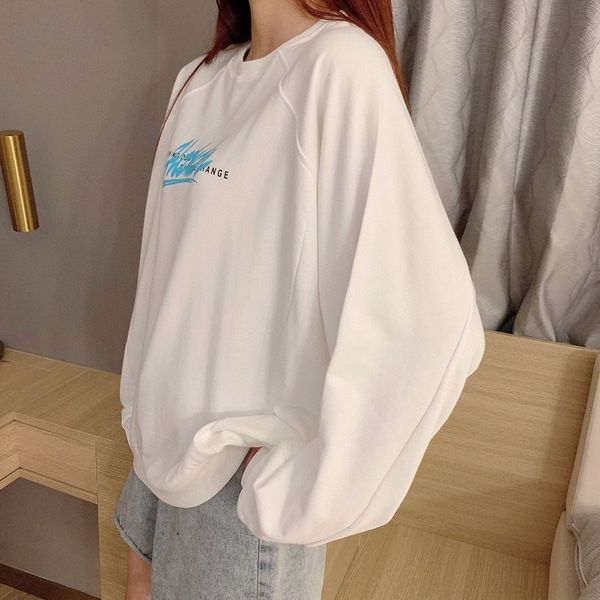 

gl663 fashion autumn thin women's short stitching korean clothing fashionable printed women's sweatersweater sweater 2020 new styl, Black
