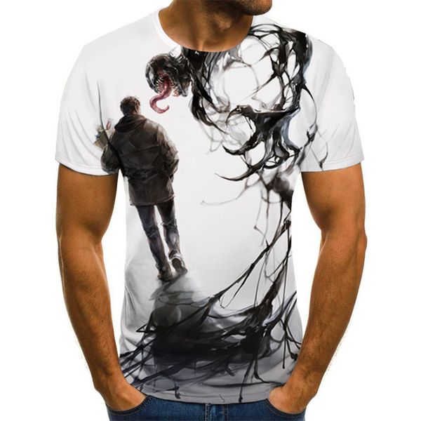 

new male 3d venom 3d print shirts graphic anime comics men clothing