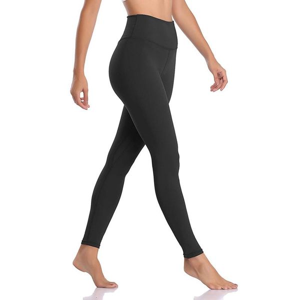 

sfit women soft naked-feel athletic fitness leggings women stretchy high waist gym sport tights yoga pants stretchy pants, White;red
