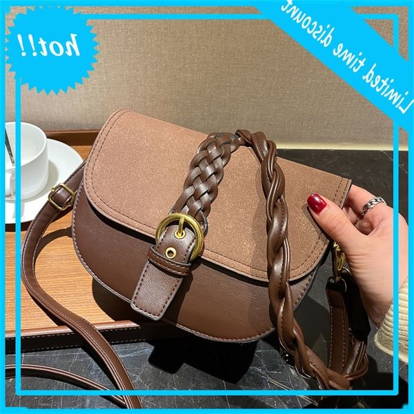 

simple 2020 new fashion single shoulder women's texture youth messenger bag