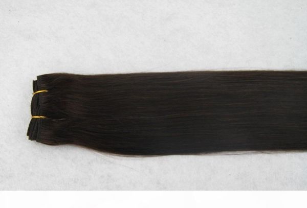 

#3 darker brown color peruvian straight hair bundles 100% non-remy human hair extensions 1 piece 100g 10-30 inchs unprocessed double weft h, Black