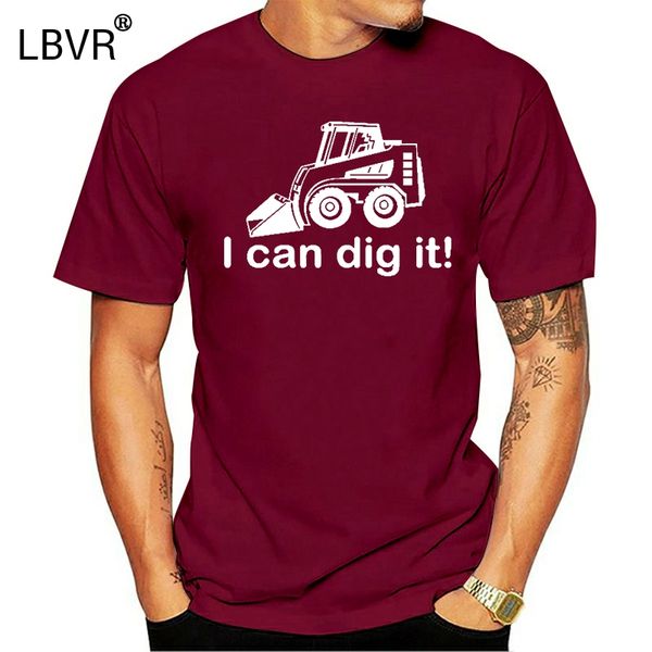 

men t shirt fashion i can dig it bobcat front loader construction landscaping t shirt sport hooded sweatshirt hoodie