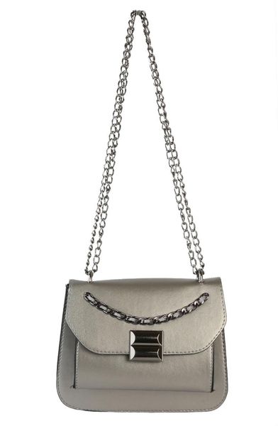 

minahill ladies cross shoulder bag 5002-11 platinum 5002-11