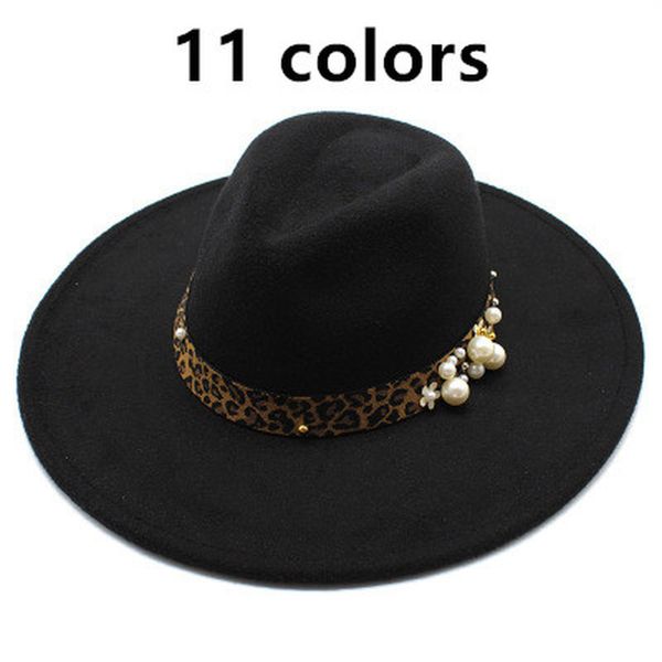 

big brim fedora hat 9.5cm solid simple classic british style women hats winter autumn khaki white wool felted vintage women hats c0123, Blue;gray